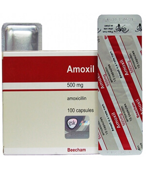 Buy Brand Amoxil (Amoxicillin) 500mg Tablets  x 1's-Online at ADHD Pharmacy UK