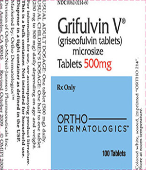 Buy Grifulvin V (Griseofulvin) 500mg Tablets  x 1's-Online at ADHD Pharmacy UK
