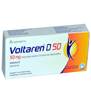 Buy Voltaren (Diclofenac) D50 50mg Tablets  x 1's-Online at ADHD Pharmacy UK