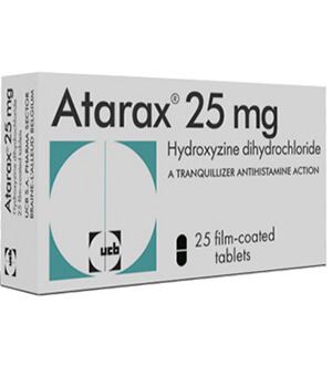 Buy Atarax (Hydroxyzine) 25mg  x 1's-Online at ADHD Pharmacy UK