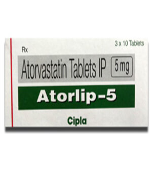 Buy Atorlip (Atorvastatin) 5mg  x 1's-Online at ADHD Pharmacy UK