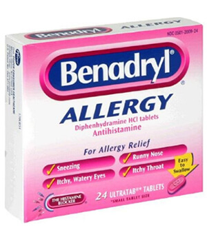 Buy Benadryl (Diphenhydramine) 25mg Tablets  x 1's-Online at ADHD Pharmacy UK